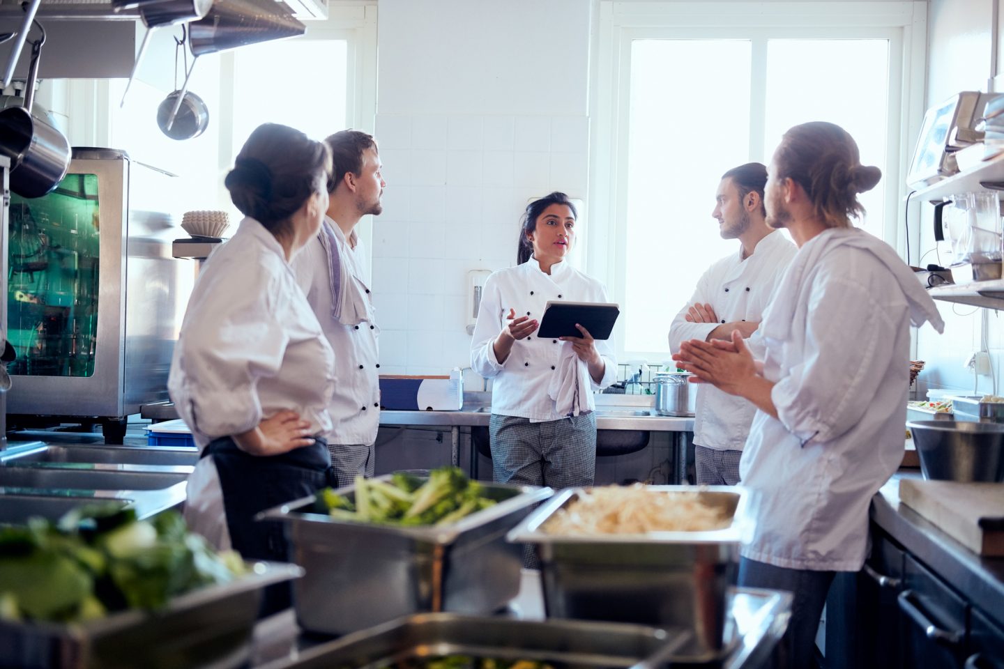 chefs trabajando